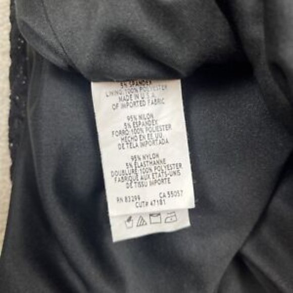 Tiana B Dress Womens 10 Black Lace Sleeveless Lined Knee Length Stretch- 8432 - Picture 11 of 12